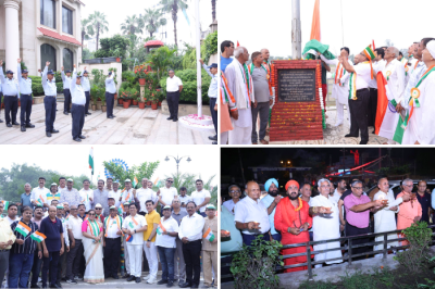 On India’s 79th Independence Day, joined multiple flag-hoisting ceremonies in Rohtak, filled with patriotism and unity.